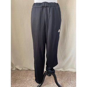 Adidas Black Side Triple Striped Zip Bottom Track/Warm-Up Pants